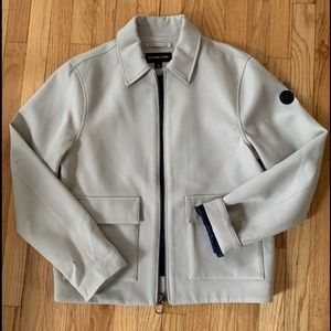 Michael Kors Collection Bomber Oversized Jacket Coat with Lining